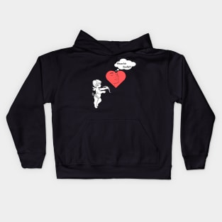 Pleas hit finally Kids Hoodie